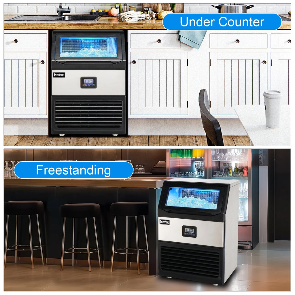 Commercial Stainless Steel Freestanding Ice Maker Cube Machine H241