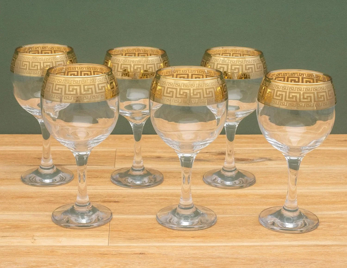 Wine Goblet Glasses 6 Pieces S431131