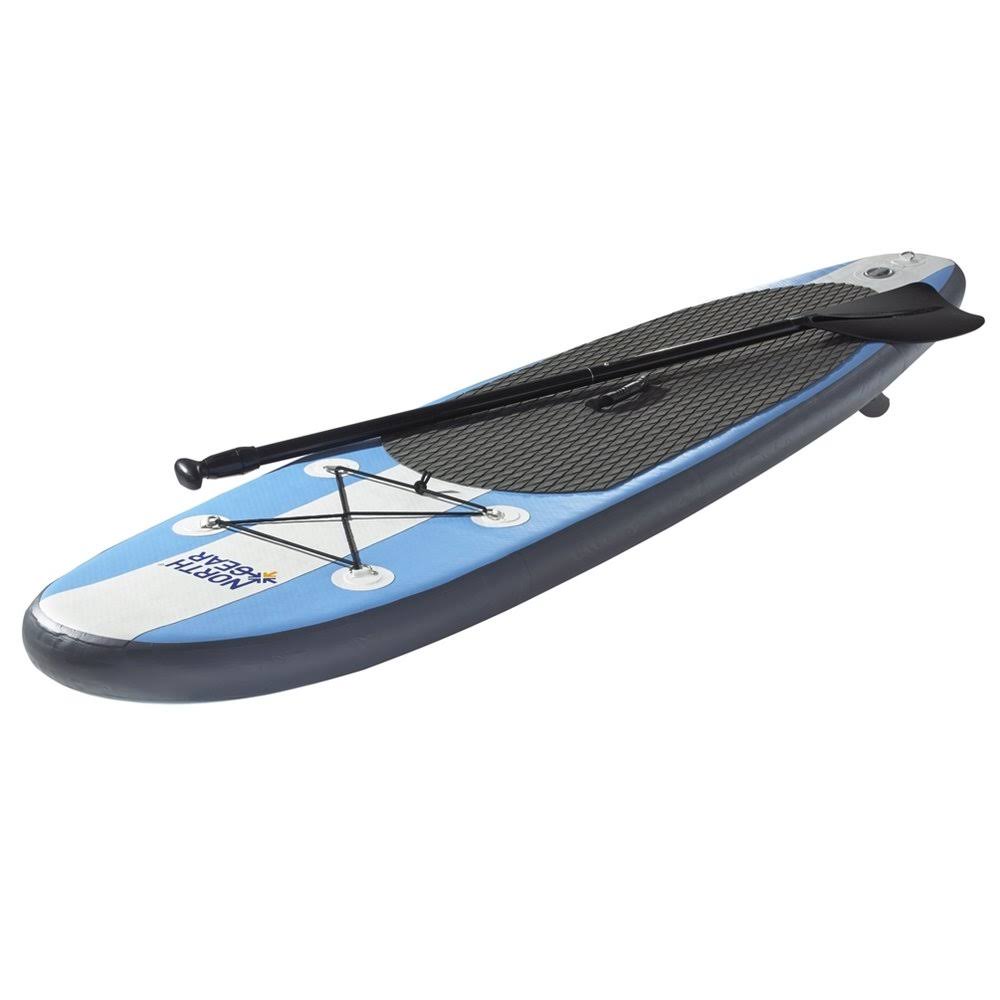 8ft Inflatable Stand Up Paddle Board Set White/Ocean Blue N435195