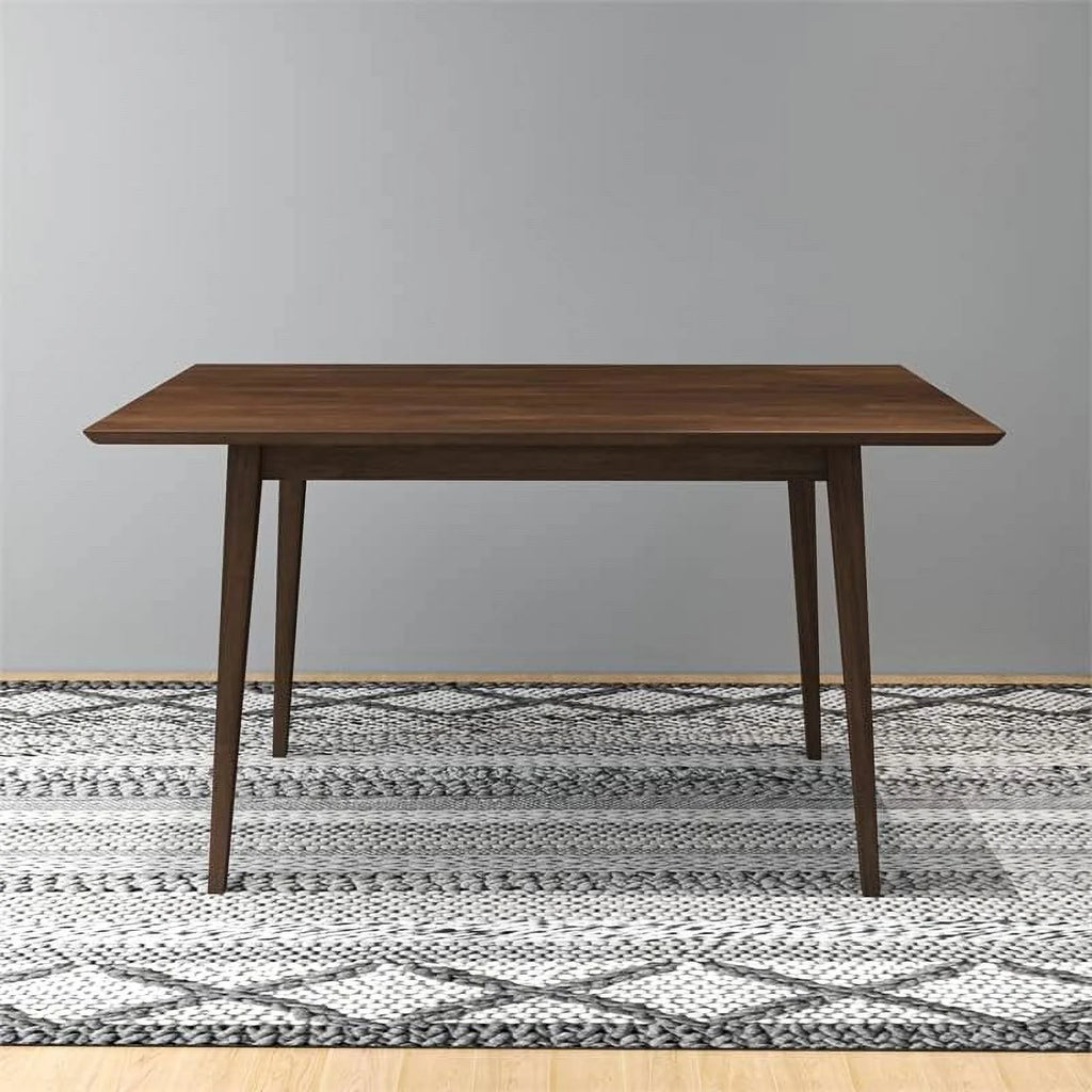 47 Inch Brown Walnut Dining Table Q1557