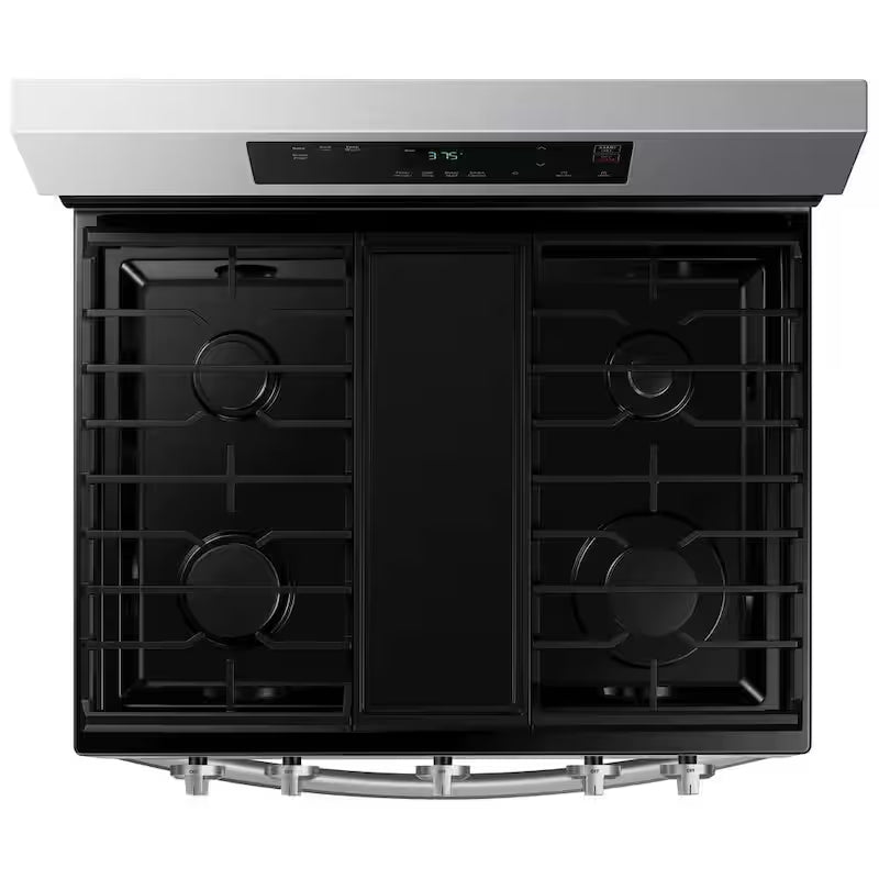 6.0 cu. ft. Smart Freestanding Gas Range with Integrated Griddle in Stainless Steel Z5932
