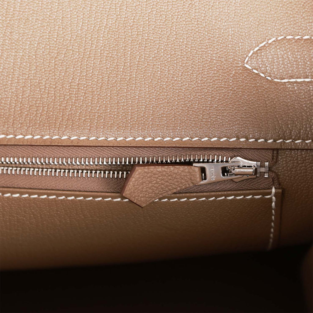 Birkin 35 Etoupe Togo Palladium Hardware M426