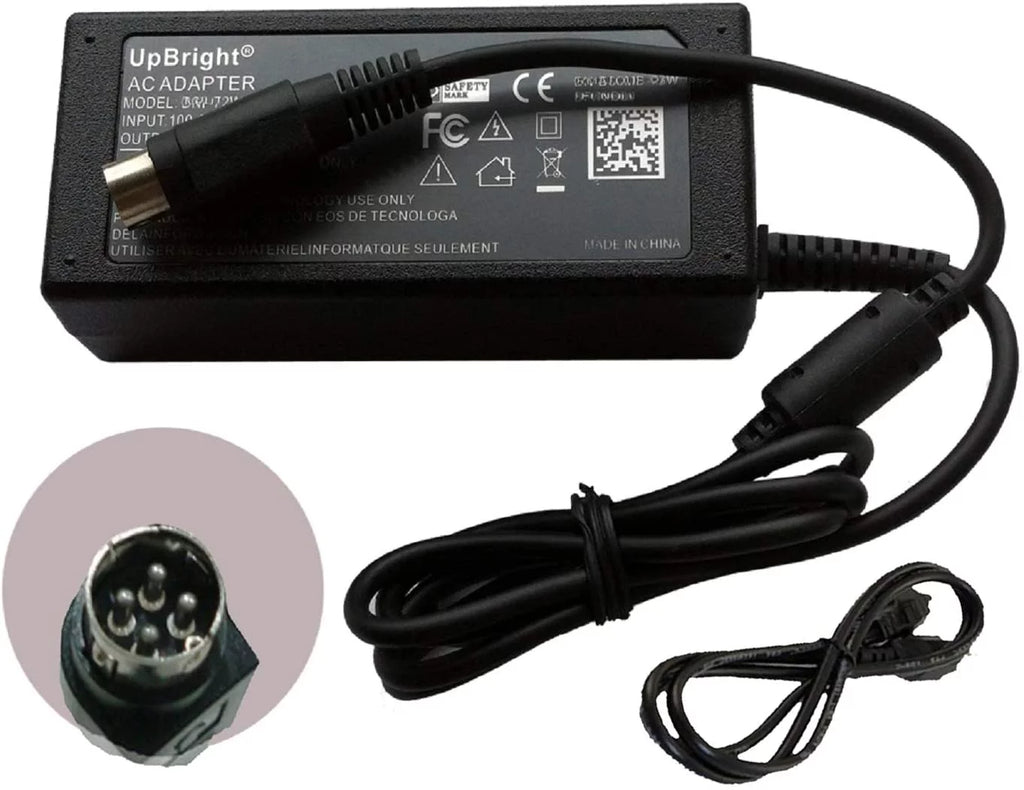 4-Pin DIN AC / DC Adapter Switching Power Supply Cord Cable Charger F37333