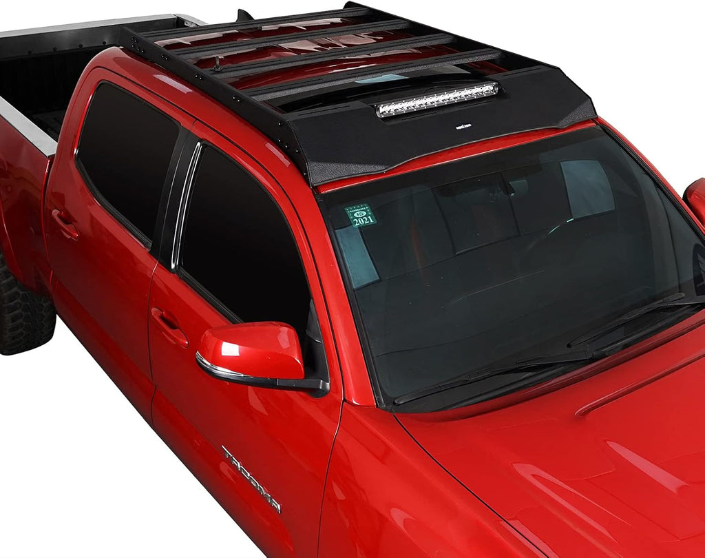 Roof Rack Basket Cargo Carrier with LED Light Bar Z1205