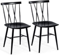 Black Stackable Dining Chair E8989