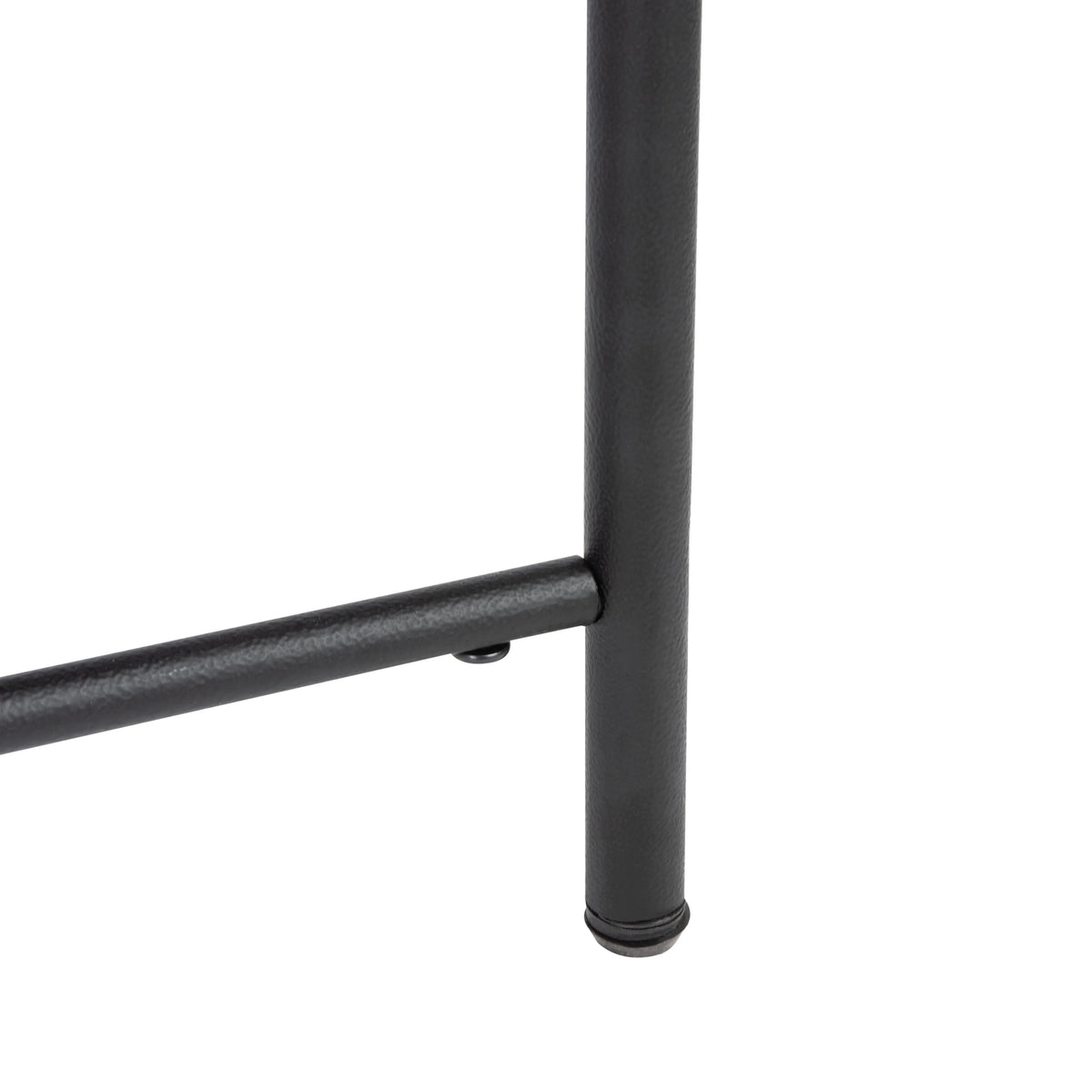 Light Grey Black Cushioned Cross Bench A764
