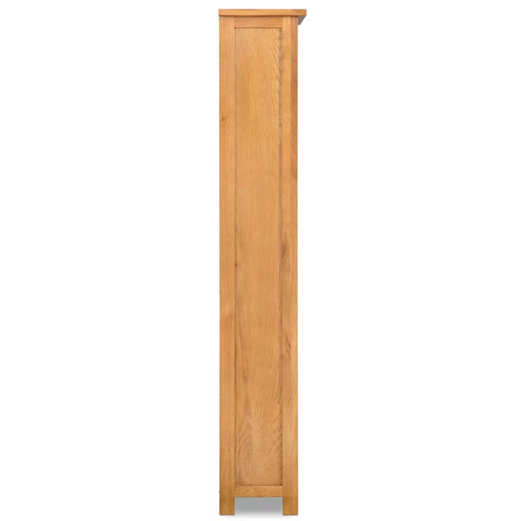 5-Tier Solid Oak Wood Bookcase M5617