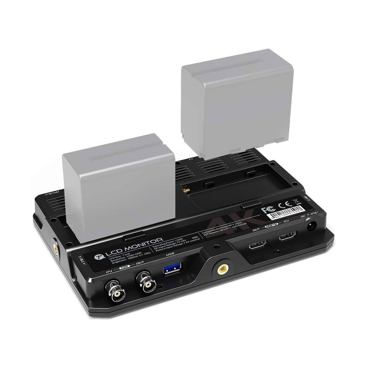 7x22 4K HDMI/3G-SDI On-Camera Monitor A18774