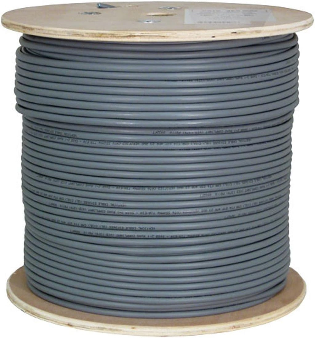 Cat6A UTP 23AWG Solid Bare Copper 1000ft Ethernet Cable, Blue M81354