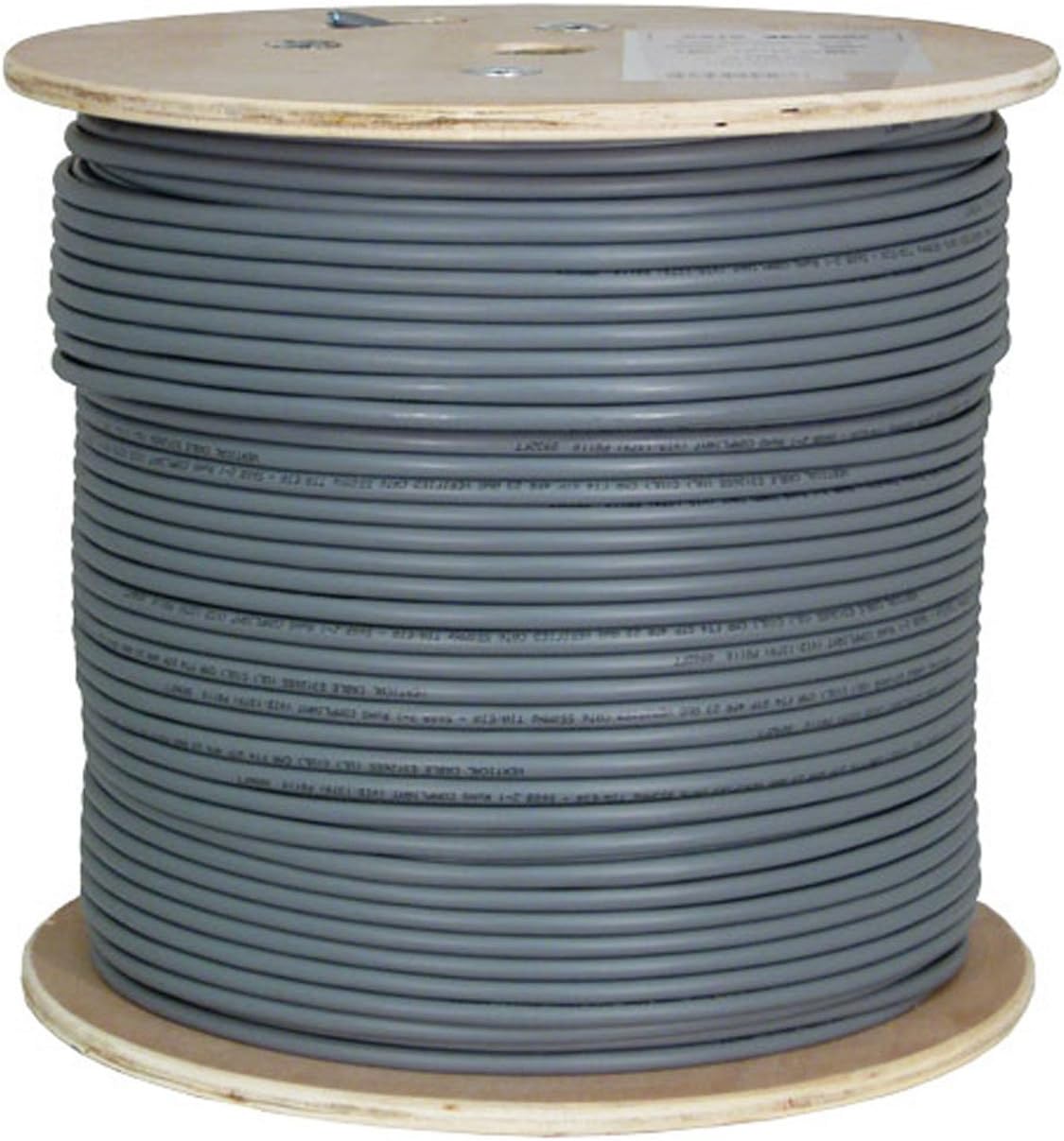 Cat6A UTP 23AWG Solid Bare Copper 1000ft Ethernet Cable, Blue M81354