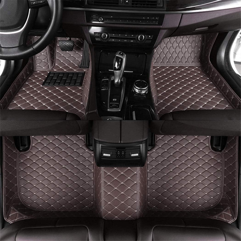 Black Red Car Floor Mats B136