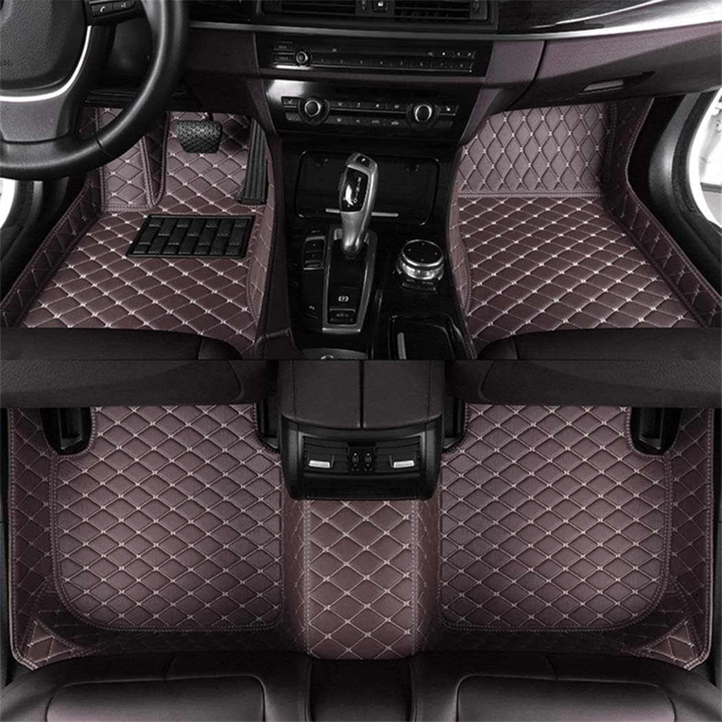 Black Red Car Floor Mats B136
