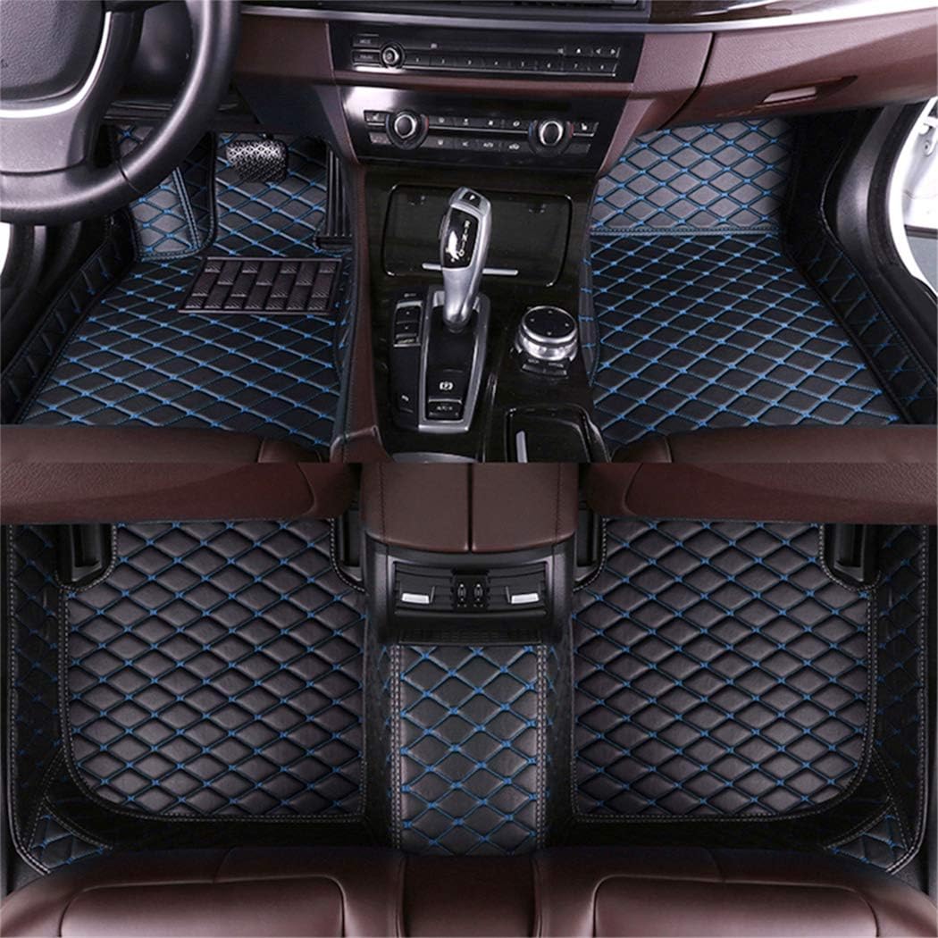 Black Red Car Floor Mats B136