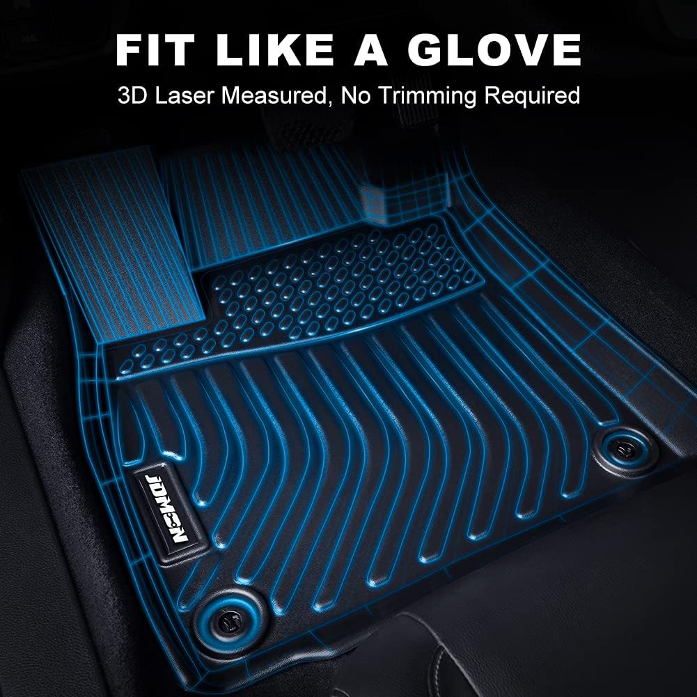 All Weather Floor Mats 3 Row Black P7270