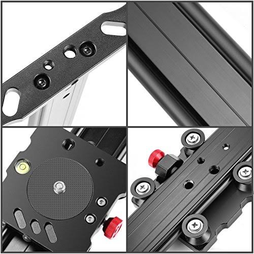 Aluminum Alloy Camera Track Slider with 4 Bearings O9641