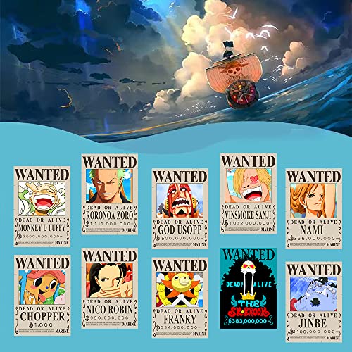 Anime Wanted Posters 25PCS 30×21cm A5410