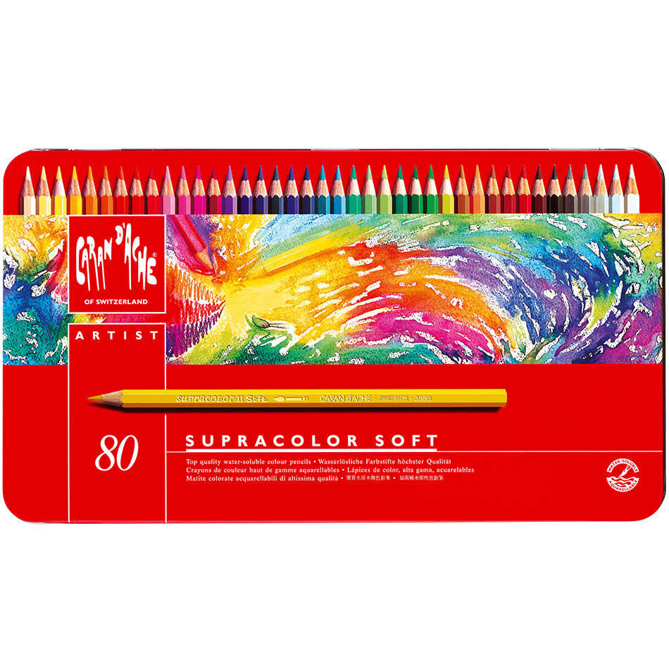Set of 80 Aquarelle Pencils G6579