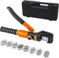 Hydraulic Wire Crimper 12-2/0 awg with 9 Dies W8881