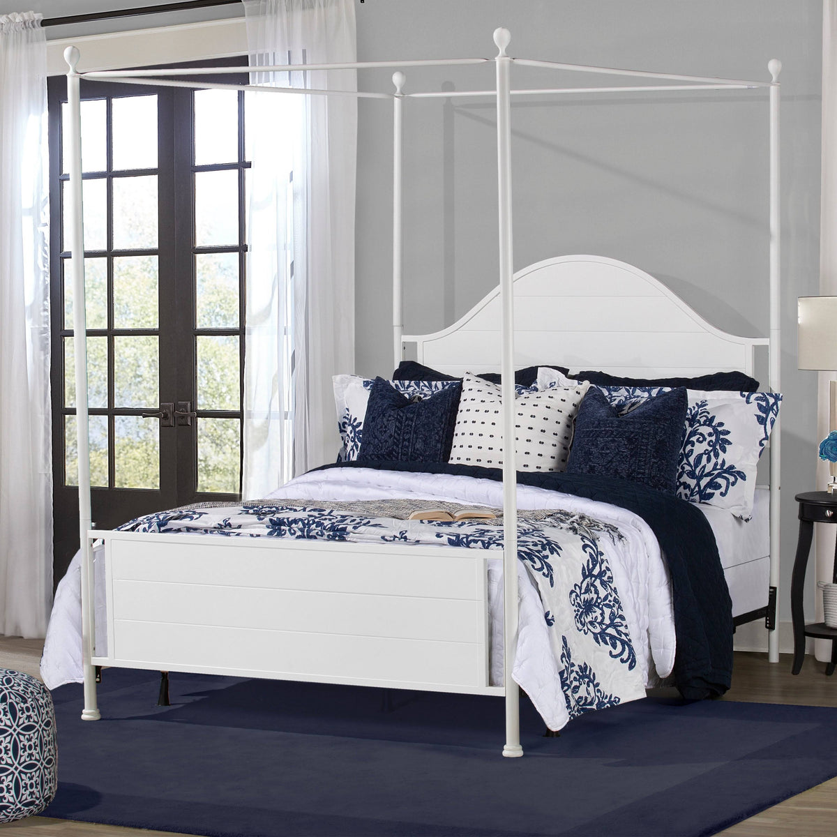 King Metal Canopy Bed V29101