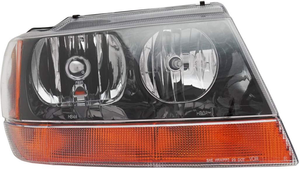 Jeep Grand Cherokee Headlight Assembly 1999-2004 Pair Driver and Passenger Side L127