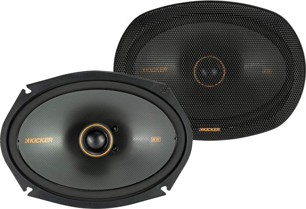 6 by 9 Coaxial Car Speakers Pair, 150 Watts RMS J824