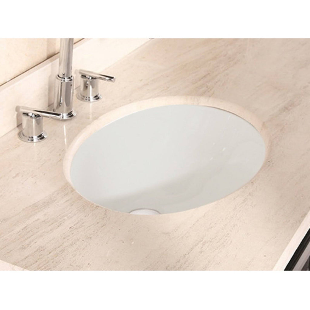 Oval Undermount Sink in Biscuit U905