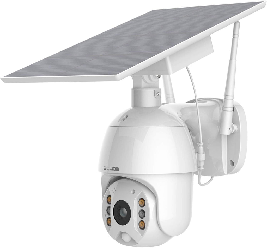 Wireless WiFi Pan Tilt 360° Solar Battery Powered Security Camera Z639