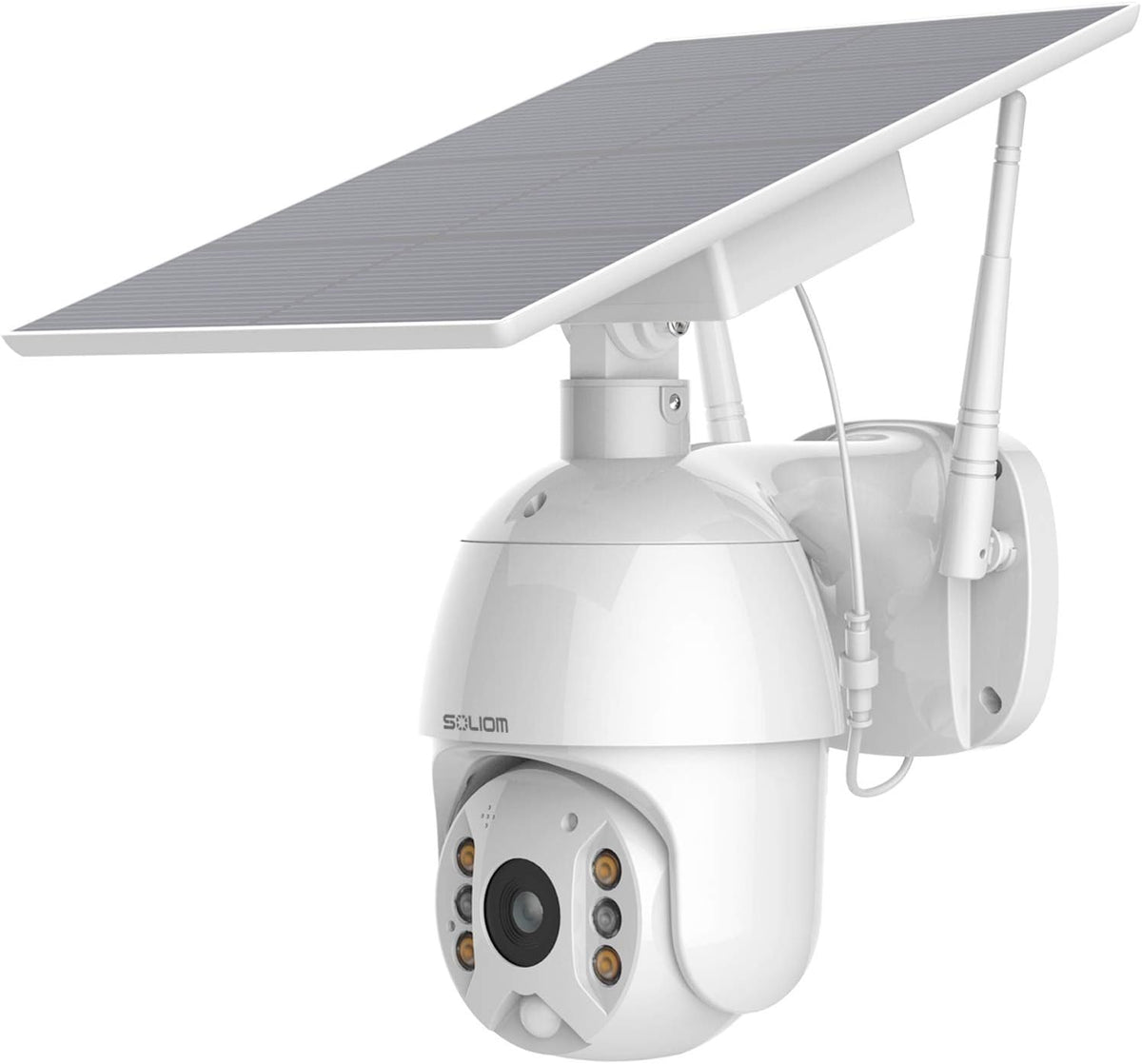 Wireless WiFi Pan Tilt 360° Solar Battery Powered Security Camera Z639