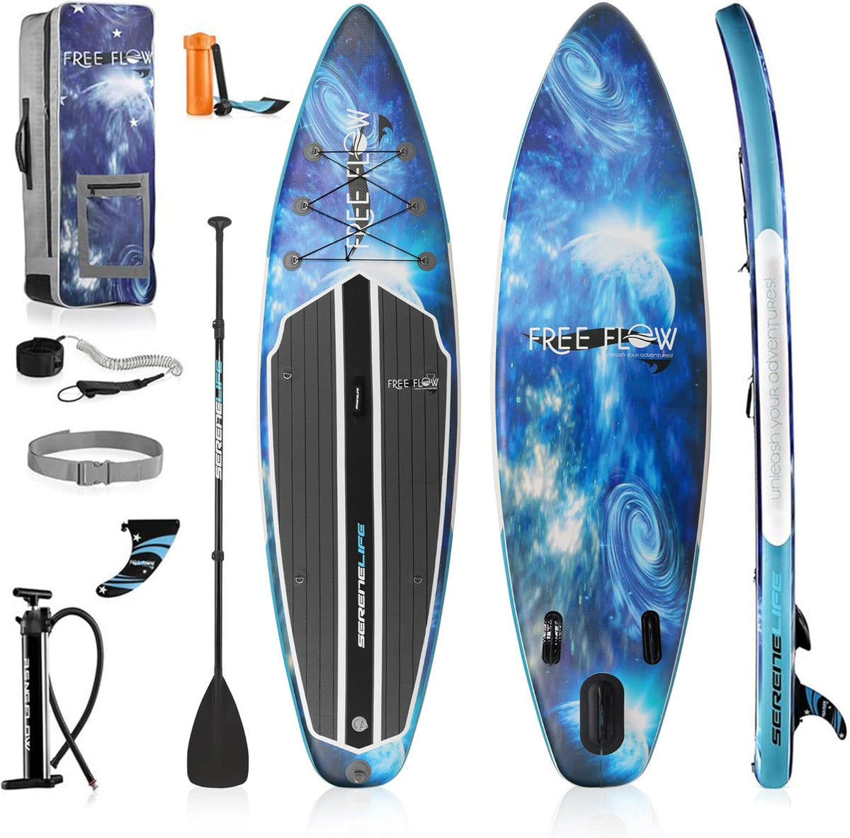 6 Inches Thick Inflatable Stand Up Paddle Board with Carry Bag F9678