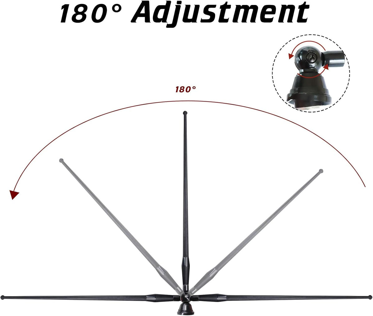16 Inch Black AM/FM Marine Antenna O1419