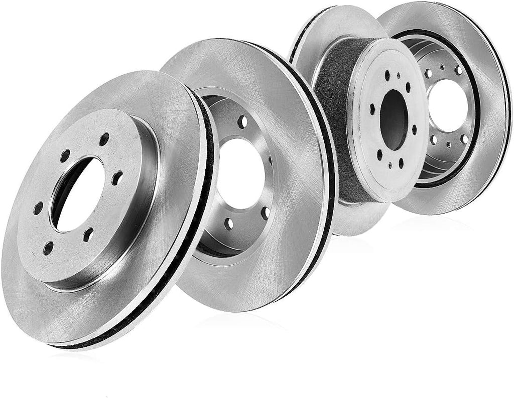 345.1mm Front + 315.1mm Rear 6 Lug Rotors B28697