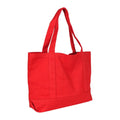 Cotton Canvas Shopping Tote Red Case of 48 J468858