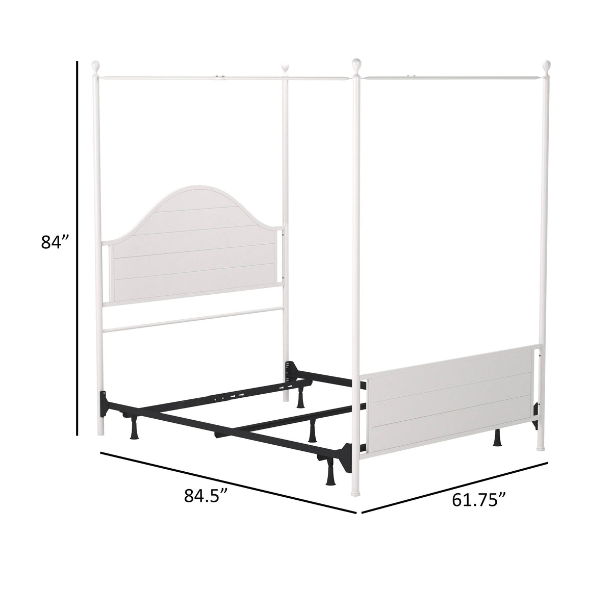 King Metal Canopy Bed V29101
