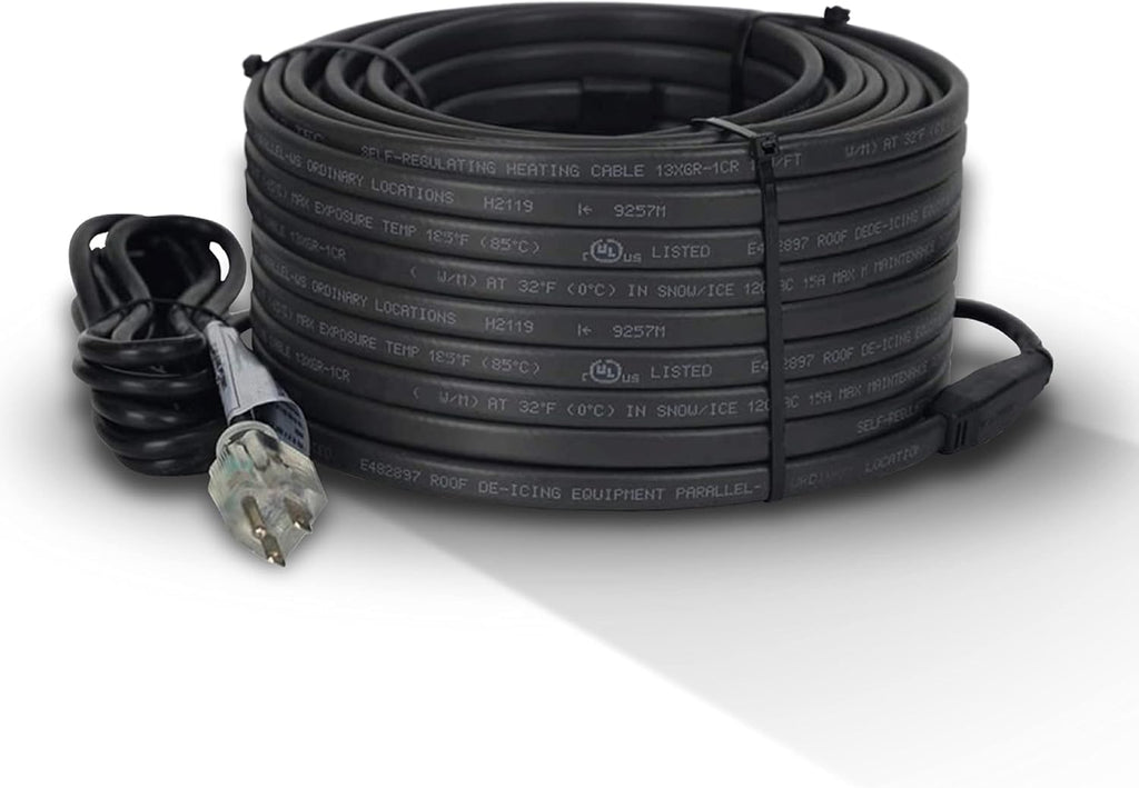 Self-Regulating Heat Cable 37 ft 120V M68024