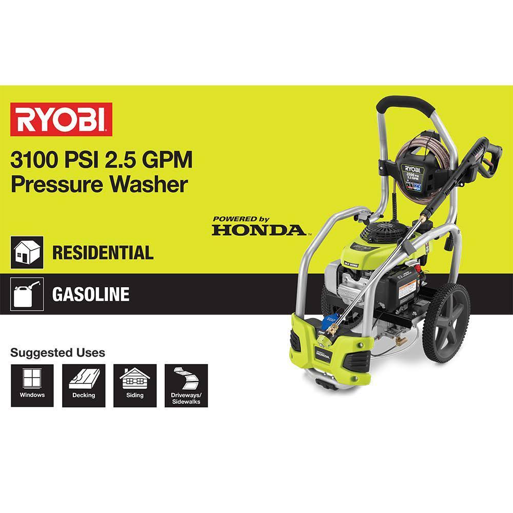 3100-PSI 2.5-GPM Gas Pressure Washer X64497