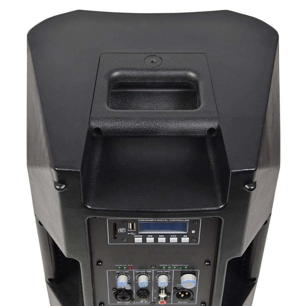 Full Range Active PA Speaker with Bluetooth, DSP, USB & SD Q106