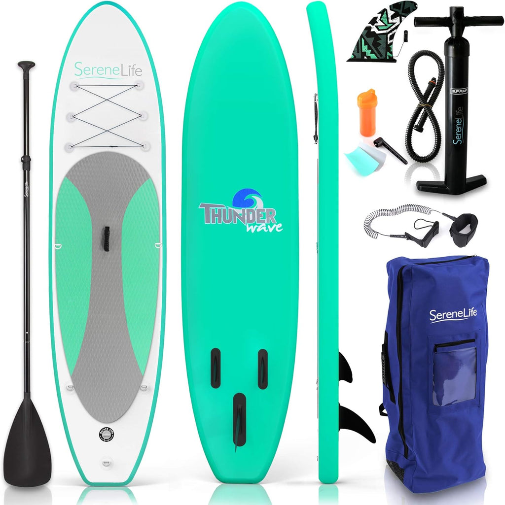 6 Inches Thick Inflatable Stand Up Paddle Board with Carry Bag F9678