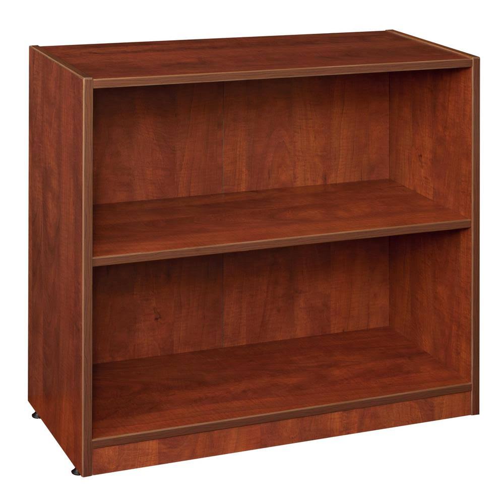 Cherry Wood 1-Shelf Accent Bookcase with Adjustable Shelves G42298