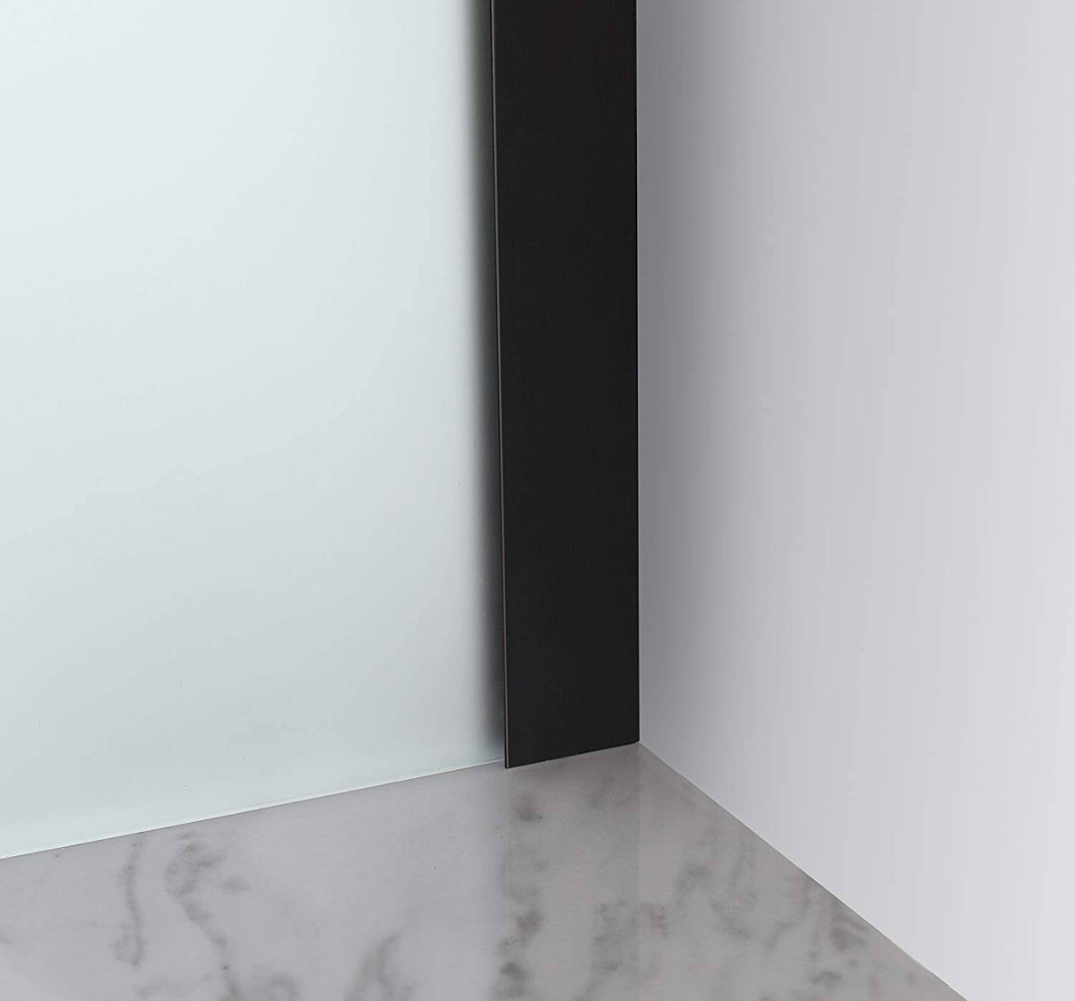 Oil Rubbed Bronze Hinged Frameless Shower Door H136