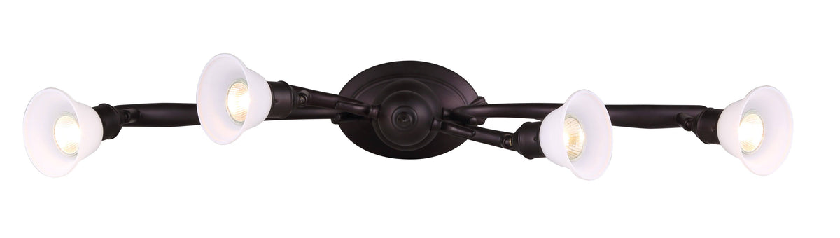 Oil Rubbed Bronze 4 Head Track Light C200567