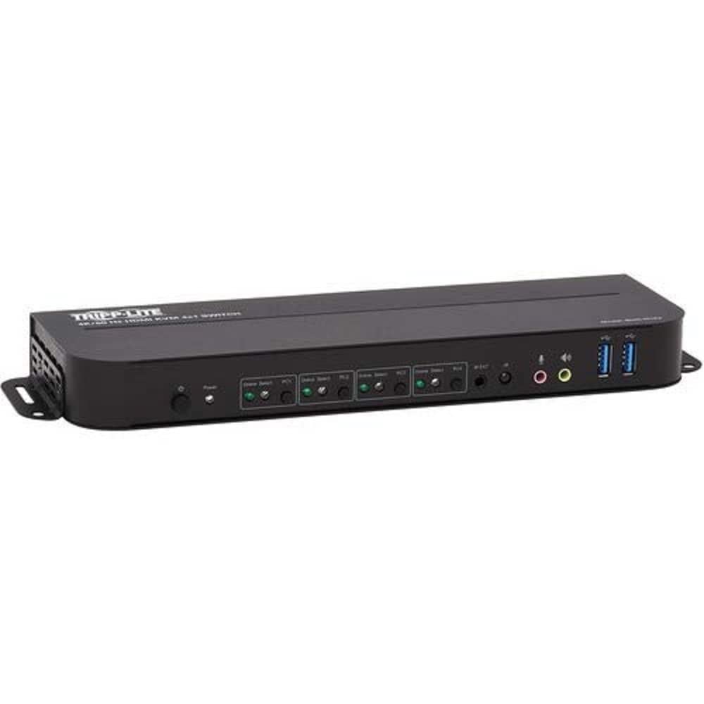 2 Port DisplayPort USB KVM Switch, 4K 60 Hz, Black T2204
