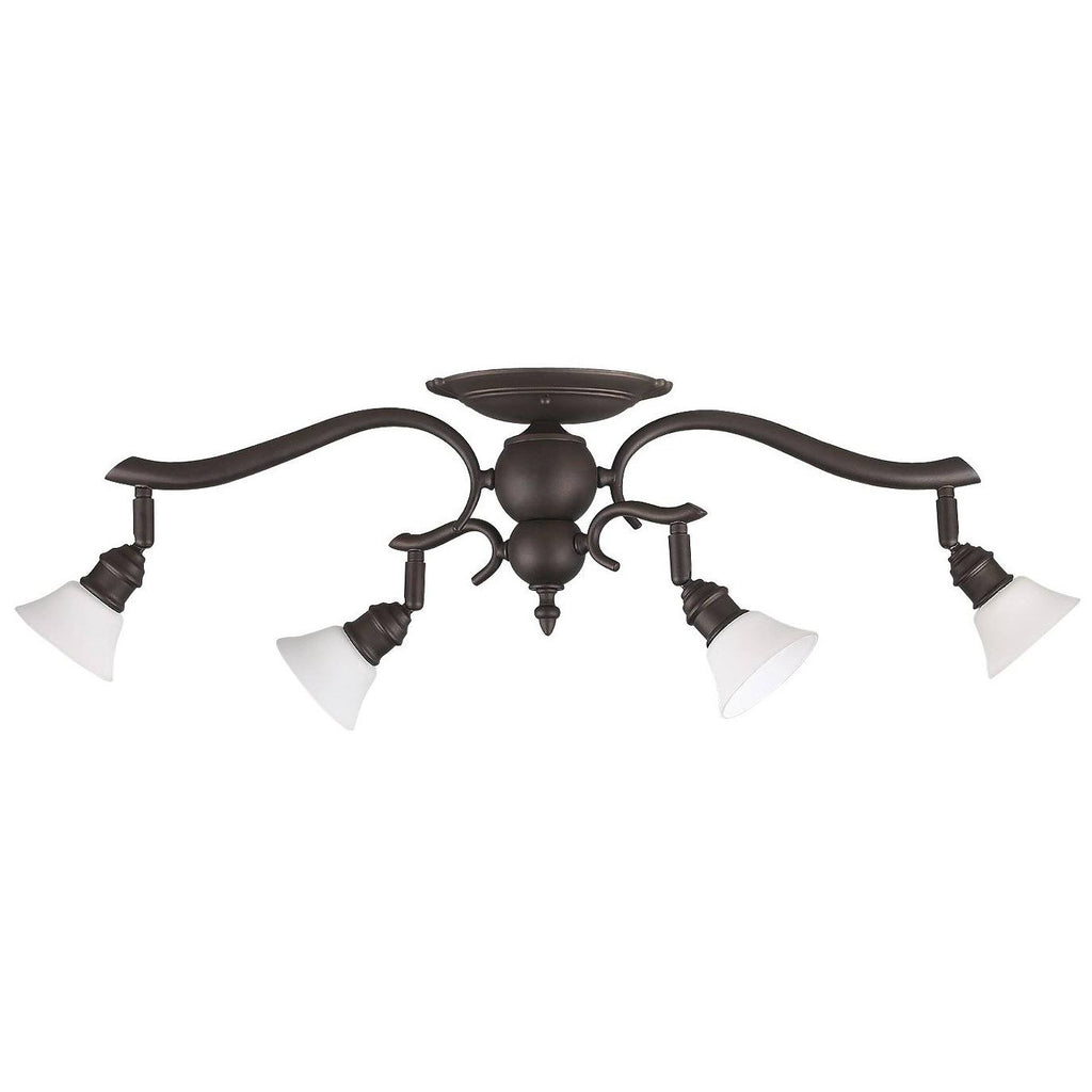 Oil Rubbed Bronze 4 Head Track Light C200567