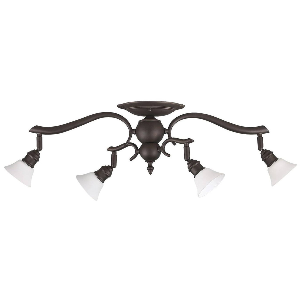 Oil Rubbed Bronze 4 Head Track Light C200567
