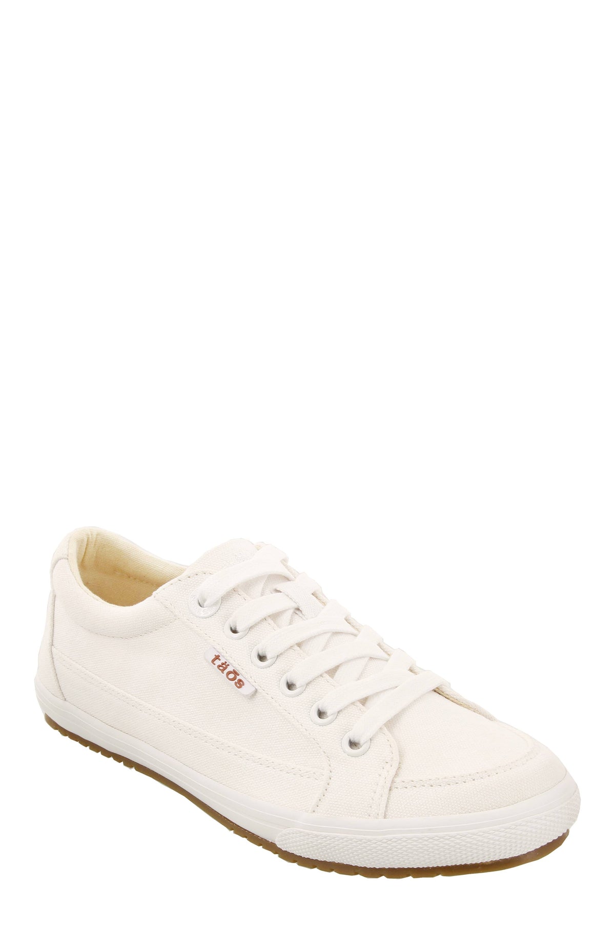 White Canvas Wide Shoes J809095