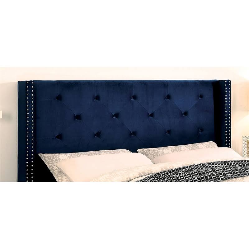 Tufted Wingback California King Bed T3695