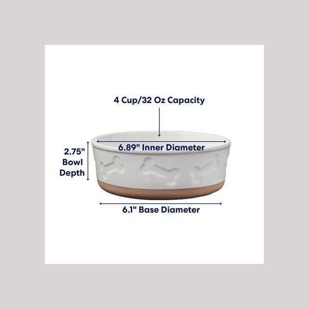Ceramic Dog & Cat Bowl J429013