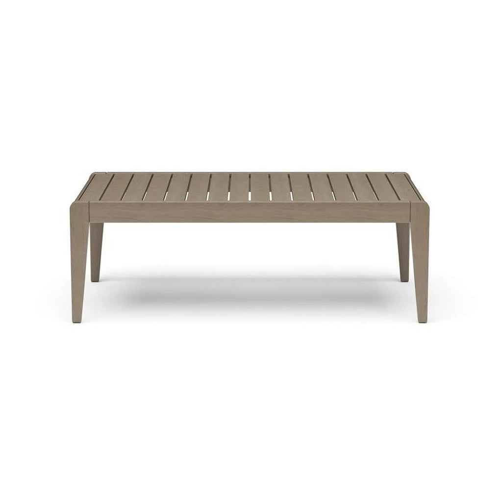 Traditional Wood Outdoor Coffee Table in Gray D62177