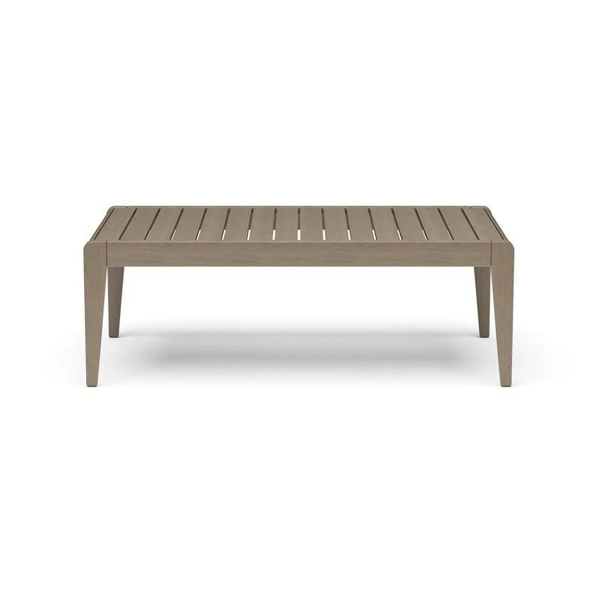 Traditional Wood Outdoor Coffee Table in Gray D62177