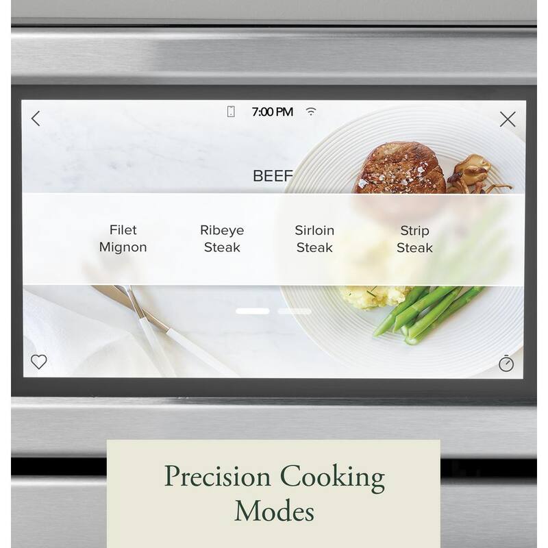 30 in. Smart Single Electric French-Door Wall Oven with Convection Self-Cleaning in Matte Black D6654