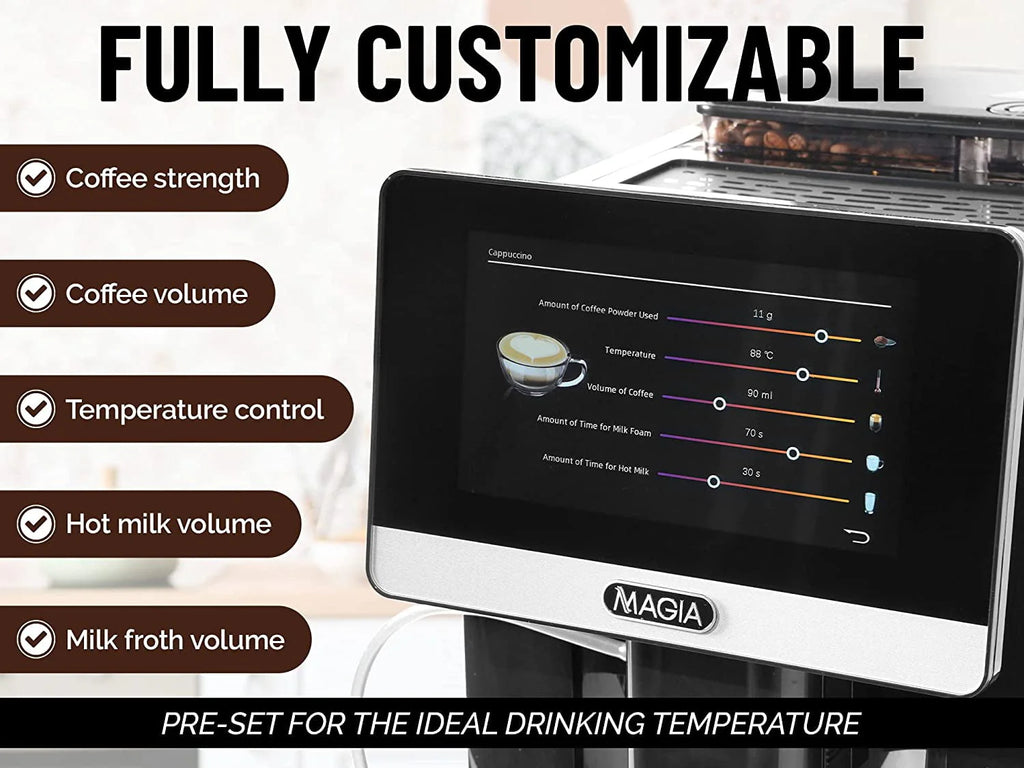 Black Automatic Coffee Espresso Machine S43301